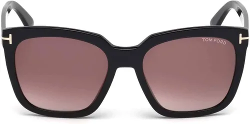 Vista 2 de Gafas de sol Tom Ford FT 0502 -F 01T Brillante NegroBurdeos Gradiente