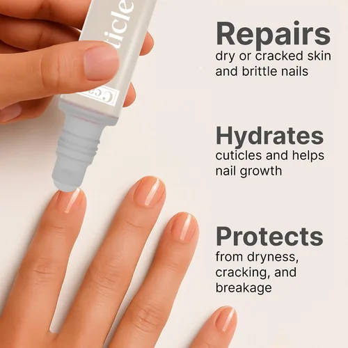 Vista 3 de C CARE Aceite en Roll-On para Cutículas Sin Fragancia Aceite Hidratante Natural Revitalizante para Uñas Repara Cutículas Durante la Noche Para