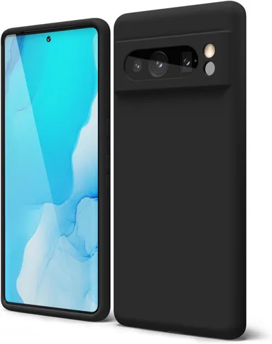 Vista 196 de oakxco para Google Pixel 6A Funda de teléfono de silicona líquida, diseño estético lindo y delgado para mujer y niña, cubierta de gel suave, lisa