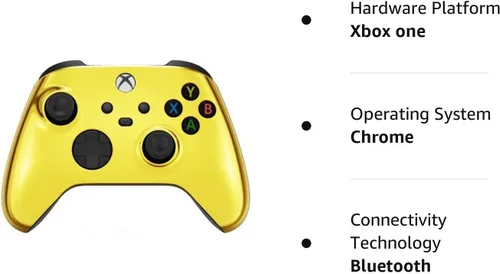 Vista 6 de Mando inalámbrico Bluetooth para Xbox One S Dorado