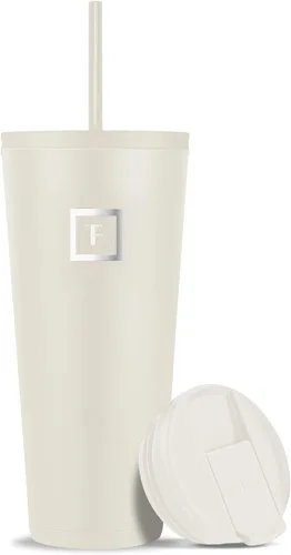 Vista 11 de IRON °FLASK Taza clásica - Botella de agua de acero inoxidable aislada al vacío, de doble pared, taza para beber, taza de viaje aislada
