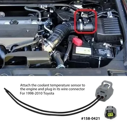 Vista 5 de 158-0421 Reemplazo de la coleta del conector del sensor de temperatura del agua para Supra 1989-1998