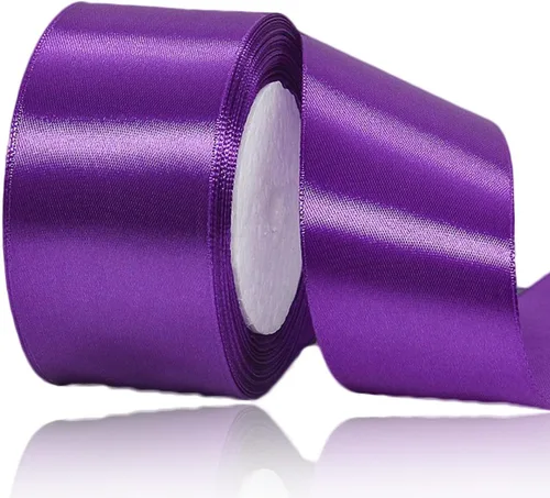Vista 121 de Cinta de Satén Beige de Color Sólido, 1-1/2 Pulgadas x 25 Yardas, Cinta de Satén de Tela para Envolver Regalos, Manualidades, Hacer Lazos