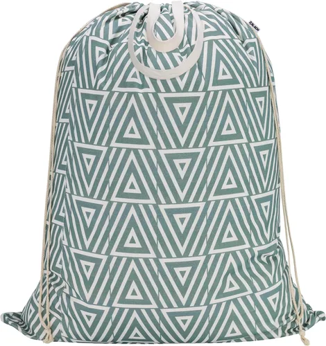 Vista 33 de Bolsa de lona para lavandería con asas y cordón 30 pulgadas de ancho x 35 Bolsa de almacenamiento de lona gruesa, grande, resistente, lavable