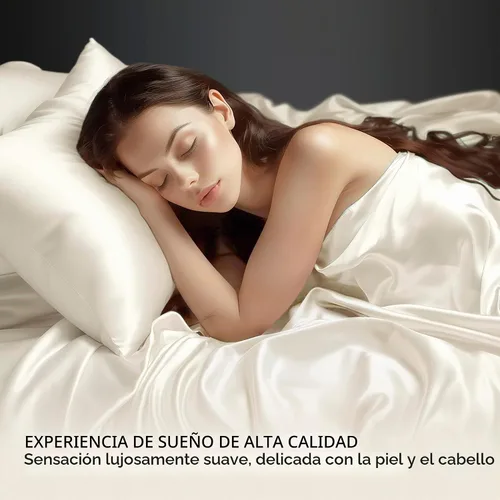 Vista 17 de Madison Park Essentials - Juego de sábanas de satén tamaño matrimonial, 6 Marfil