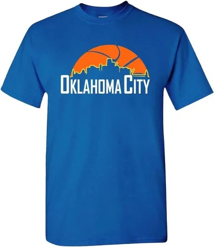 Vista 7 de Xtreme Apparrel Camiseta Team Cityscape Skyline para los fanáticos del baloncesto
