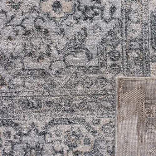 Vista 42 de SAFAVIEH - Colección Isabella, alfombra decorativa - 2'2" x 5', azul y crema, diseño oriental, no desprende pelusa y fácil cuidado, ideal para áreas