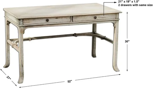 Vista 3 de Uttermost Bridgely - Escritorio de 52 pulgadas