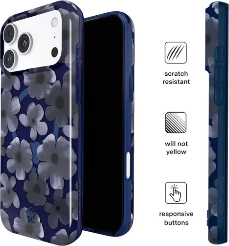 Vista 502 de VELVET CAVIAR Funda para iPhone 15, compatible con MagSafe, probada contra caídas de 10 pies, fundas protectoras de diseño, leopardo color rosa