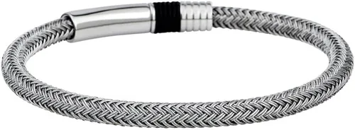Vista 3 de Emporio Armani EGS1623040-19 Pulsera de acero inoxidable de 19,0 centímetros, Metal, N A