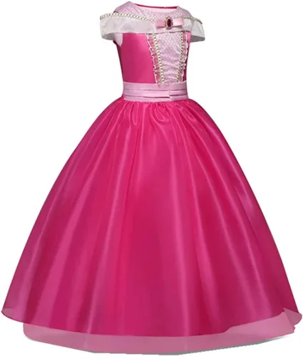 Vista 3 de Disfraz de princesa para niñas pequeñas, fiesta de Halloween, cumpleaños, disfraz de cosplay