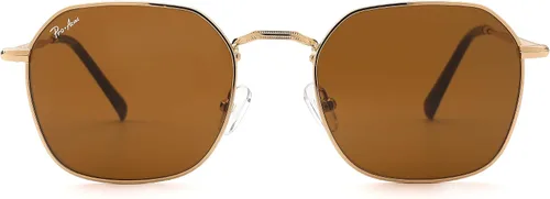 Vista 9 de Pro Acme Gafas de sol hexagonales para mujeres y hombres, lente de cristal
