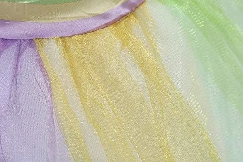 Vista 6 de Unicorn Costume for Girls Unicorn Outfit Dress up Tutu Dress Rainbow Dress Unicorn Gifts