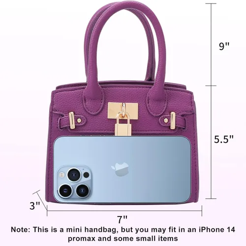 Vista 6 de STAISE Bolso bandolera de cuero vegano para mujer, bolso de hombro cruzado de moda, bolso pequeño con asa superior, bolso de noche