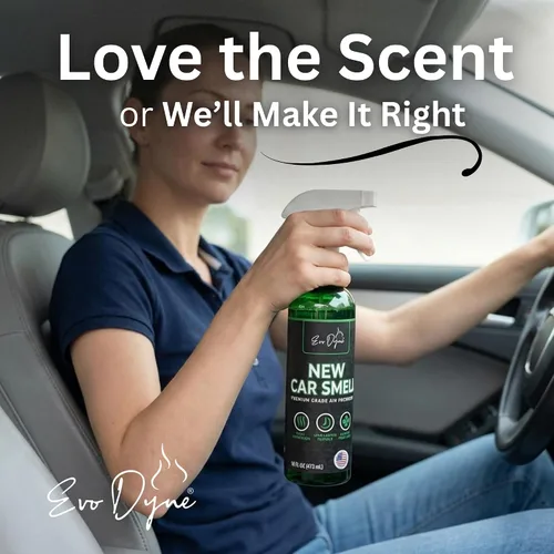 Vista 8 de Aerosol de olor para coche (16 onzas) – Ambientador de larga duración para automóviles, elimina olores, aroma fresco de coche nuevo como acabado