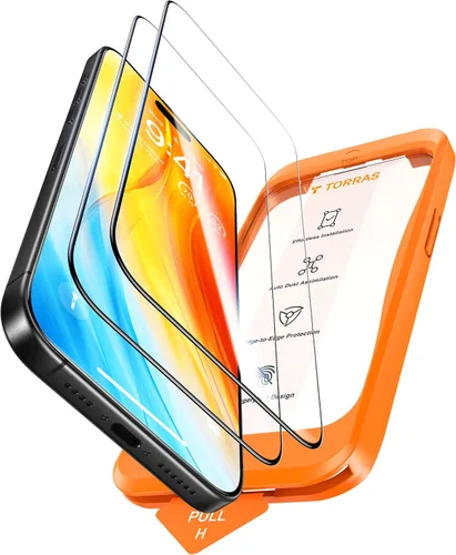 Vista 11 de TORRAS Paquete de 2 protectores de pantalla para iPhone Air [12 pies de grado militar inastillable] [vidrio templado aeroespacial 9H+] ajuste