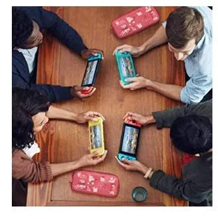 Vista 8 de Controller Gear Protective Portable Neoprene Travel Carry Case Compatible with Nintendo Switch and Switch Lite - Animal Crossing - Quilted Tone.
