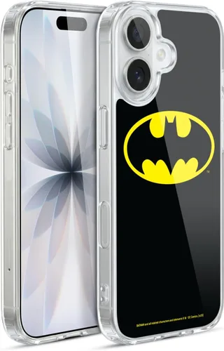 Vista 123 de Head Case Designs Funda de gel con licencia oficial de Batman DC Comics Bat Signal Logos [protección de grado militar] compatible con Apple iPhone 7