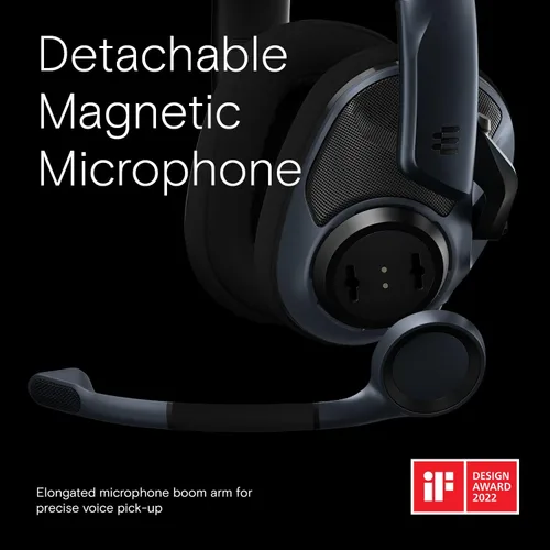 Vista 3 de EPOS Audio H6PRO - Auriculares acústicos abiertos para juegos (Sebring negro)