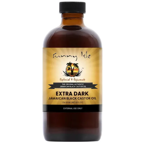 Vista 10 de Aceite de ricino jamaicano Sunny Isle para piel y cuerpo, extra oscuro, bote de 4 onzas Moisturizing, Strengthens, Hair Growth Dry Scalp