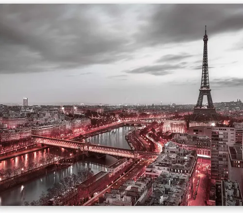 Vista 10 de artgeist Mural de pared prémium de París 79 x 55 pulgadas, papel tapiz no tejido XXL, decoración de pared de forro polar, impresión fotográfica