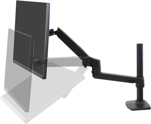 Vista 6 de Ergotron Brazo para monitor LX, soporte de escritorio para un solo monitor - se adapta a monitores de computadora ultraanchos curvos planos de hasta