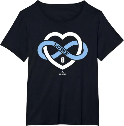 Vista 11 de Camiseta Infinite Love Brandon Lowe Tampa Bay MLBPA, Negro