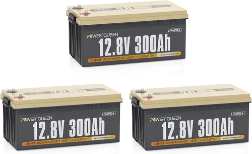 Vista 16 de Power Queen - Batería de litio LiFePO4 de 12 V/100 Ah con Bluetooth, batería de ciclo profundo de corte de baja temperatura con BMS de 100 A, 1280