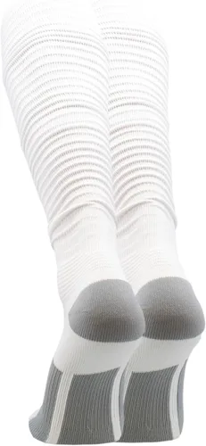 Vista 2 de TCK Calcetines de fútbol Scrunch Calcetines deportivos extra largos pre-ajustados para niños, hombres y niños, jóvenes y adultos