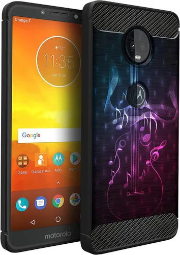 Vista 17 de CasesOnDeck - Funda compatible con Motorola Moto Z4 / Moto Z4 Play, funda de diseño de Moto Z4 Play, delgada, flexible, elegante, protección contra