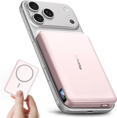 Vista 10 de Cargador portátil 10000mAh, banco magnético del poder para el cargador 01-Negro