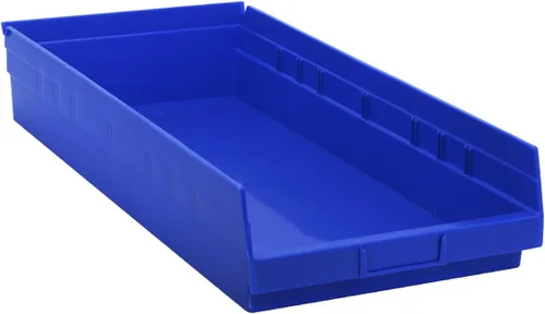 Vista 13 de Quantum qsb116bk Negro Economía Shelf Bin, 23 – 5/8" X 11 – 1/8" x 4" Tamaño (Pack de 6)