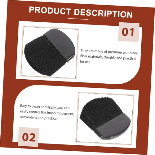 Vista 9 de EXCEART 20 piezas de mini cepillo accesorios de coche accesorios para coche, accesorios para tablero de lona de coche, pinceles de pintura