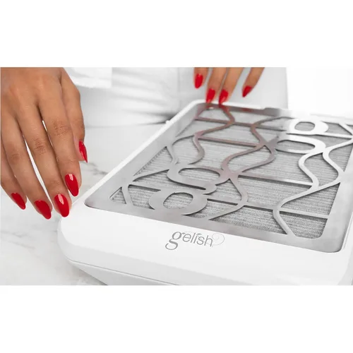 Vista 2 de Gelish Vortex Dust Collector - Nail Dust Collector, Nail Tech Essential, Portable, Powerful, Efficient, and Rechargeable System for Salon & Home Use