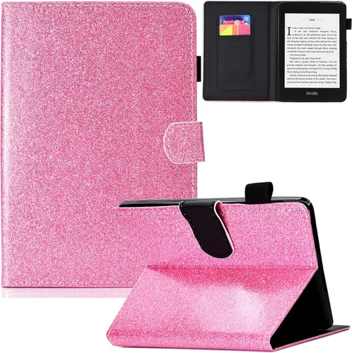 Vista 11 de Funda para Kindle Paperwhite 2018, delgada funda protectora de piel sintética con función de apagado y encendido automático para Kindle Paperwhite