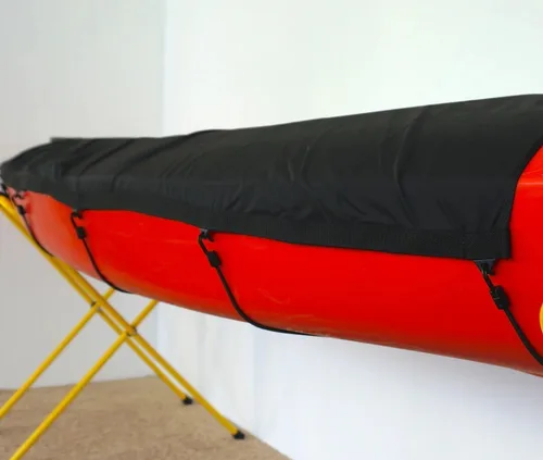 Vista 4 de Seals Cubierta de cortina para cabina de kayak Storage Cover for Larger Kayaks, Durable, Medium Weight Waterproof Pack Cloth with Bungee Hull