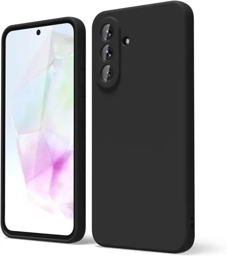 Vista 230 de oakxco Funda para teléfono Samsung Galaxy A12 con agarre de silicona líquida, linda delgada fina suave cubierta de gel de goma TPU lisa para mujeres