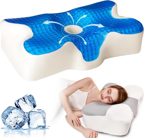 Vista 8 de Almohada de gel de enfriamiento,Almohada cervical de enfriamiento,Almohada de espuma de memoria de gel