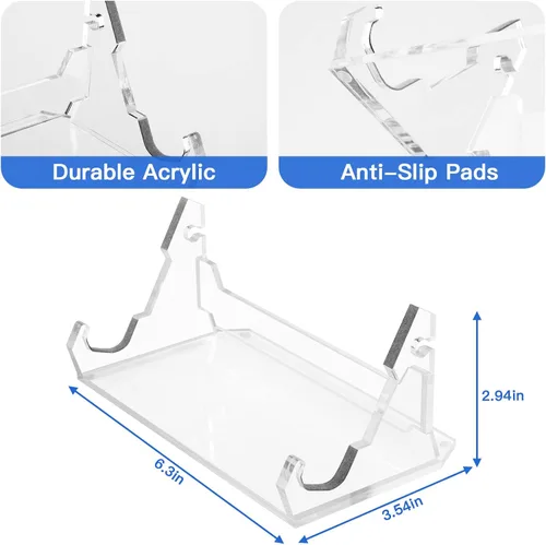 Vista 6 de CaSZLUTION Base de soporte para Steam DeckROG Ally, soporte de acrílico compatible con Nintendo SwitchSwitch LiteSwitch OLED consola