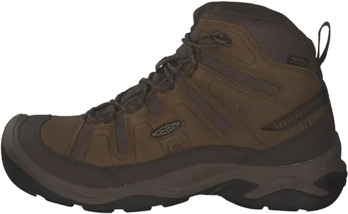 Vista 2 de KEEN Botas de senderismo Circadia de altura media cómodas e impermeables para hombre.