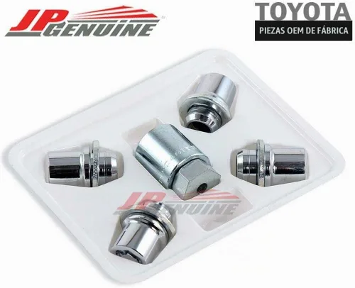 Vista 2 de Candado de llave Toyota, cromado, acero, 00276-00900