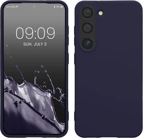 Vista 122 de kwmobile Funda compatible con Samsung Galaxy S23 - Funda protectora de silicona TPU suave y delgada - Piedra antigua