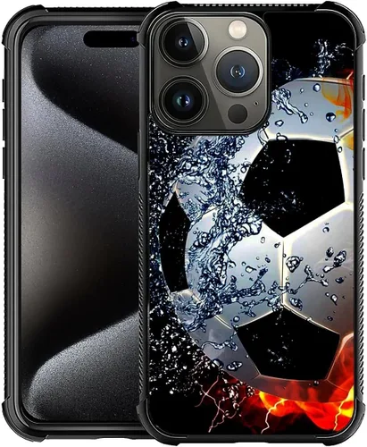 Vista 142 de CARLOCA Funda compatible con iPhone 15, increíble patrón de luz espacial nebulosa para niñas y niños, ultra protección, a prueba de golpes