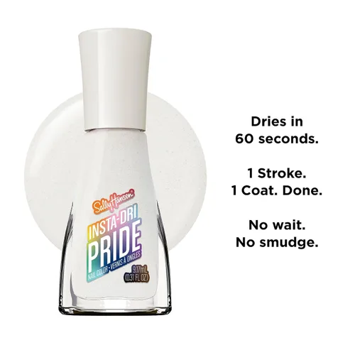 Vista 4 de Sally Hansen Insta-Dri Pride Esmalte de uñas Secado rápido, larga duración, brillo sin rayas Opaco, brillante 764 Slay Another Day