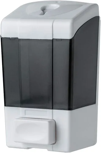Vista 9 de Dispensador de jabón adhesivo de 10.1 fl oz, sin taladro, con adhesivo o montaje en pared con tornillos, dispensador de manos de champú, gel