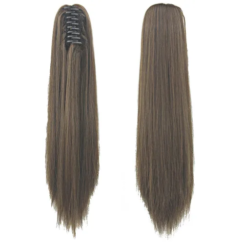 Vista 4 de Extensiones de pelo largo y liso para mujer, fibra natural, 16/613