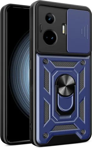 Vista 190 de Compatible con Tecno Pova Neo 2 Bracket Shell, con cubierta deslizante para lente de cámara compatible con Tecno Pova Neo 2 LG6n Case Negro