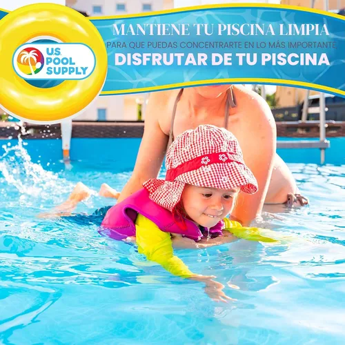 Vista 6 de U.S. Pool Supply Paquete de 4 cartuchos de filtro de repuesto universales, tipo A o C, compatibles con bombas de piscina sobre el suelo con filtros
