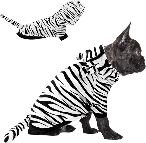 Vista 13 de NACOCO Disfraz de tiburón para perro, ropa para mascotas, abrigo de vacaciones de Halloween, sudadera con capucha para gatos y perros (azul, XS)