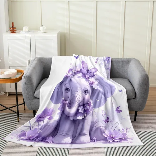 Vista 24 de Erosebridal American Flag Throw Blanket 40x50 Inch Sofa Bed Couch Decor,Rustic Deer Hunting Fleece Blanket for Kids Boys Girls,Farmhouse Cabin Bed